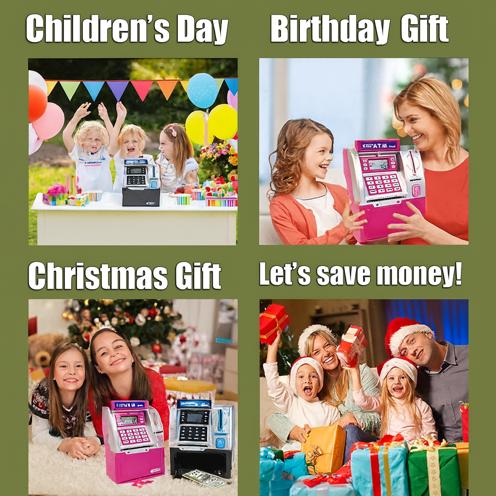 Smart Piggy Bank ATM – Fun, Safe & Educational!