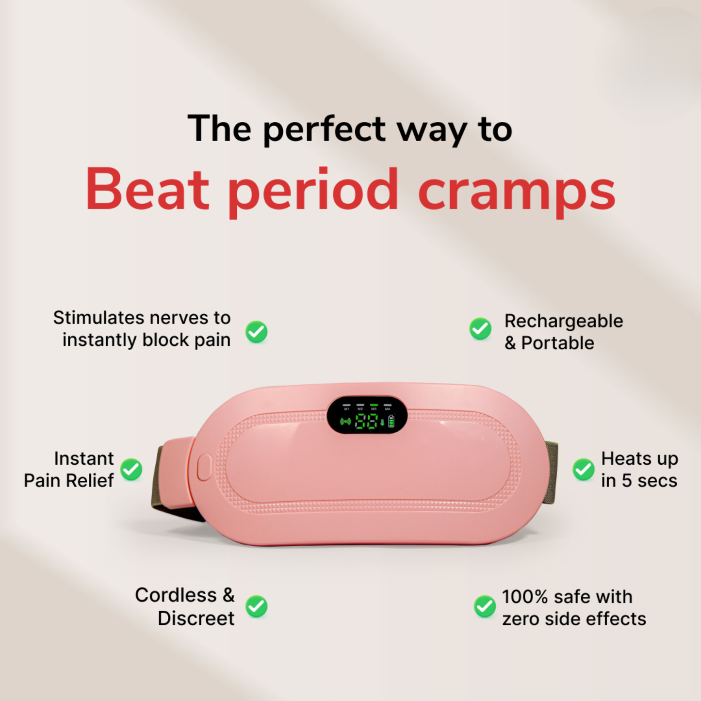 Rapid Relief Heating Belt Pro