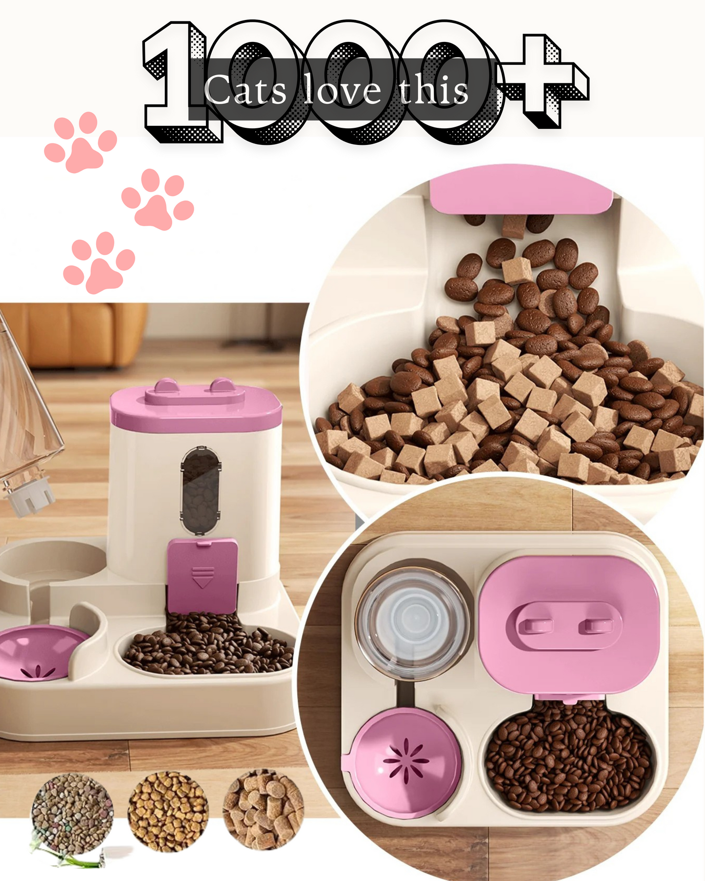 WhiskerWell - 2-in-1 Automatic Pet Feeder