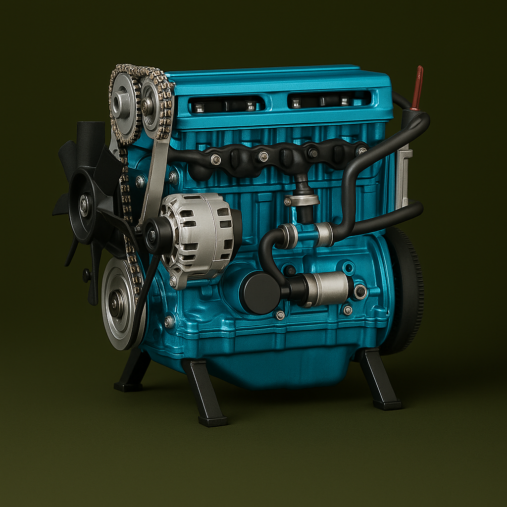 Teching Turbo-4 - Build Your Own Engine Kit