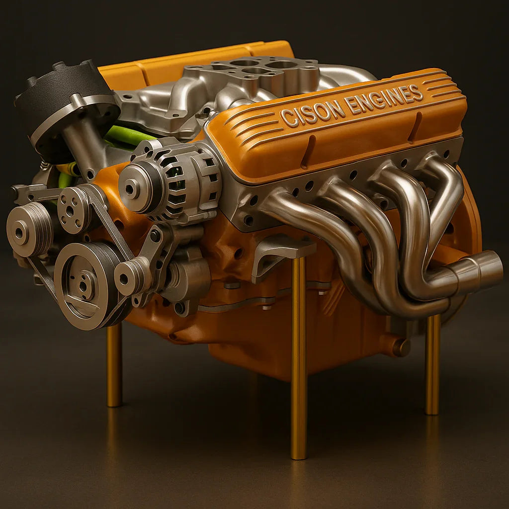 CISON V8 Gas Engine - Build Your Own Model Kit - Allmarrtt