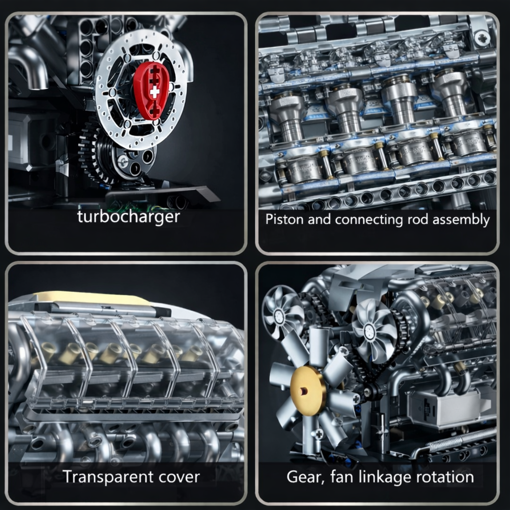 V8 Engine- Build Your own Model Kit
