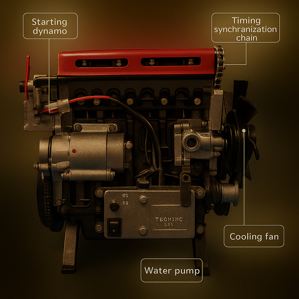 Teching Turbo-4 - Build Your Own Engine Kit