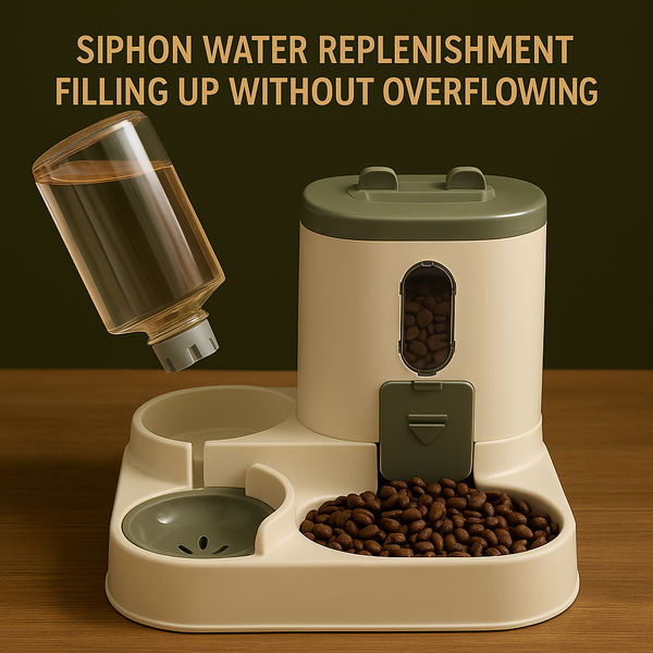 WhiskerWell - 2-in-1 Automatic Pet Feeder