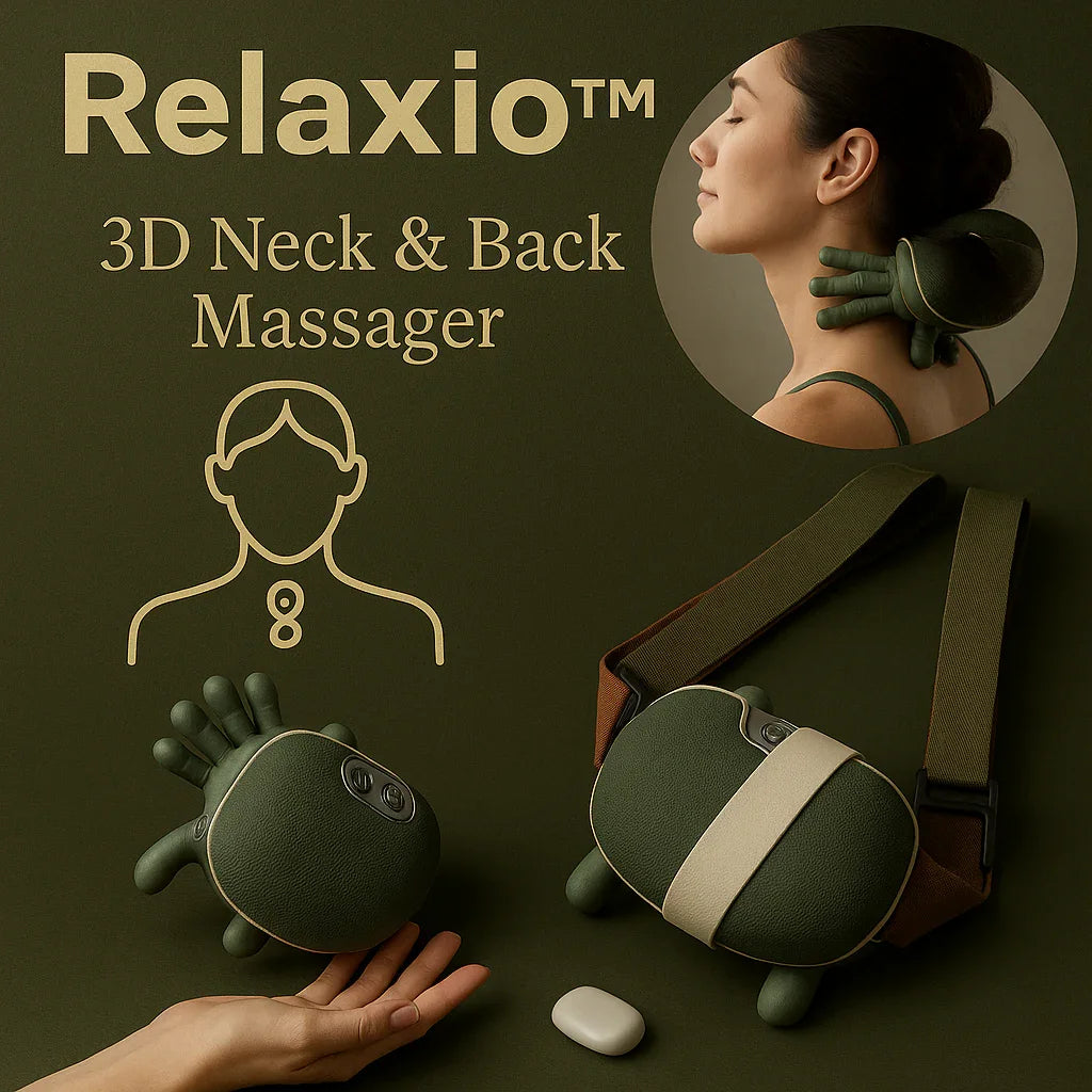 Relaxio™ 3D Neck & Back Massager - Allmarrtt