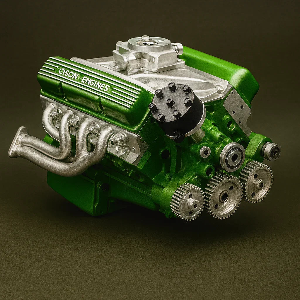 CISON V8 Gas Engine - Build Your Own Model Kit - Allmarrtt