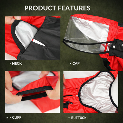 The Dog Face- Dog Raincoat