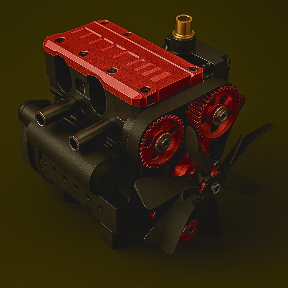 TOYAN Twin-7 - Build Your Own Engine Kit