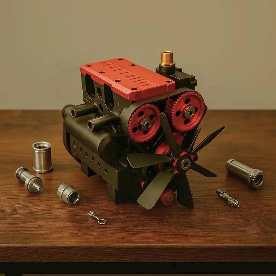 TOYAN Twin-7 - Build Your Own Engine Kit