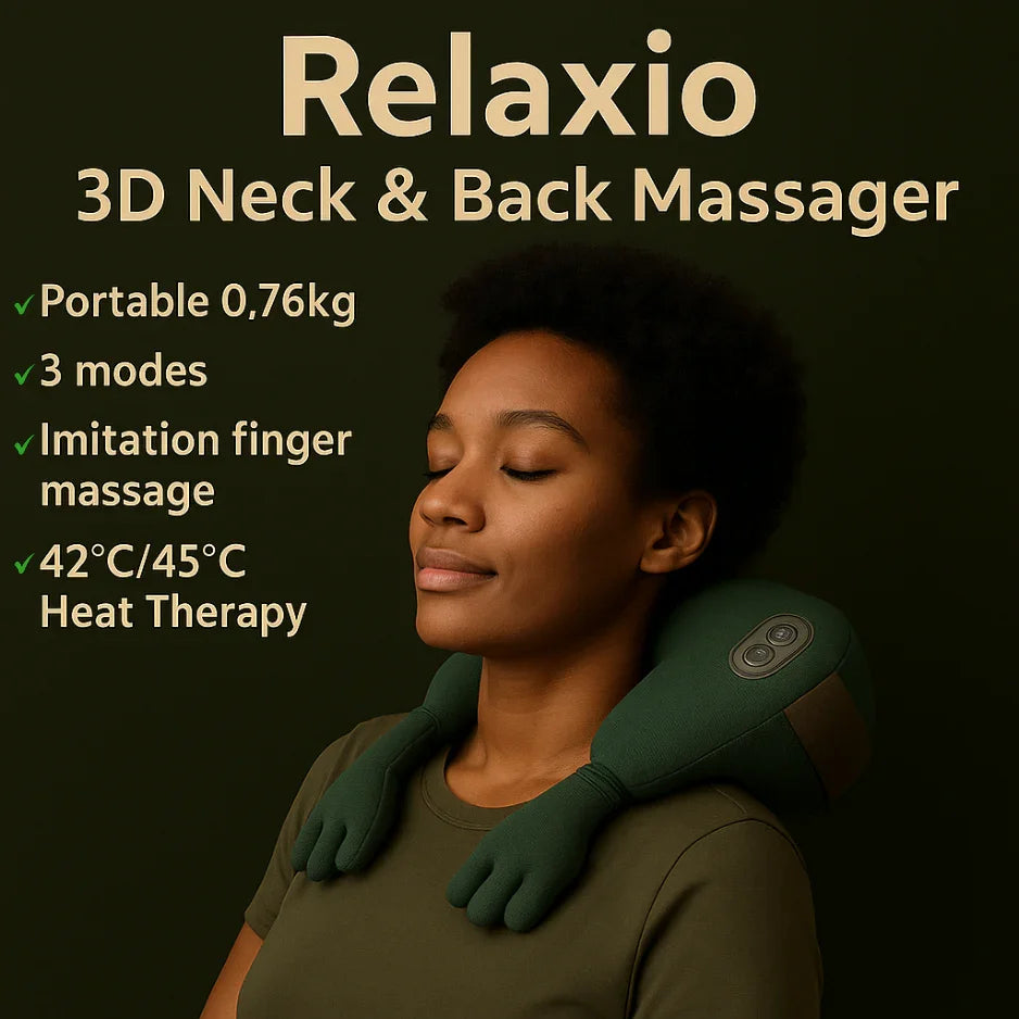 Relaxio™ 3D Neck & Back Massager - Allmarrtt