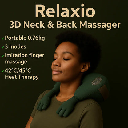 Relaxio™ 3D Neck & Back Massager - Allmarrtt