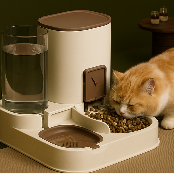 WhiskerWell - 2-in-1 Automatic Pet Feeder