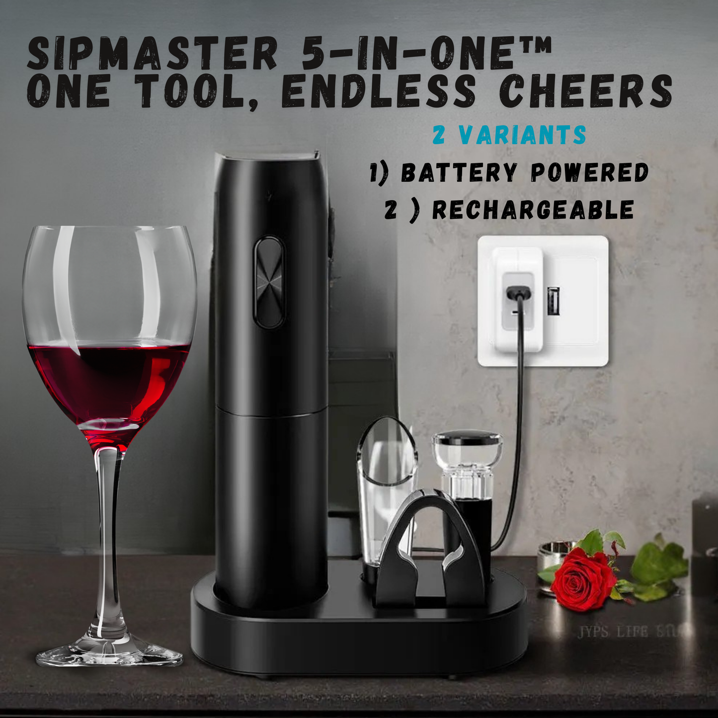 SipMaster 5-in-One™ – One tool, endless cheers