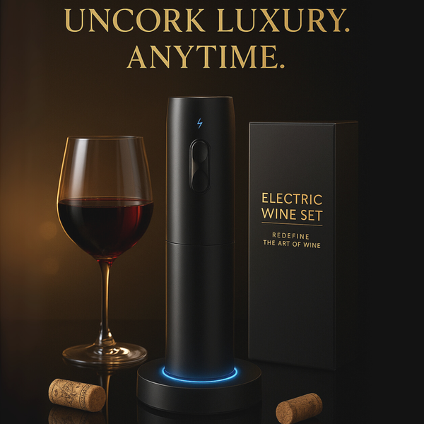 Effortless Electric Wine Opener Set