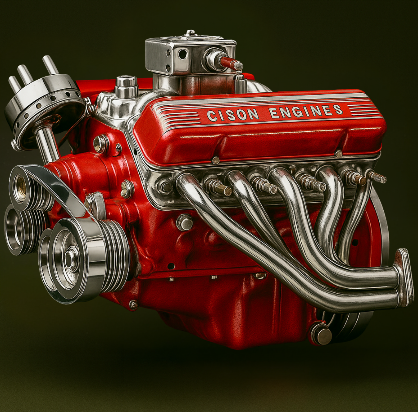 CISON V8 Gas Engine - Your Own Model Kit