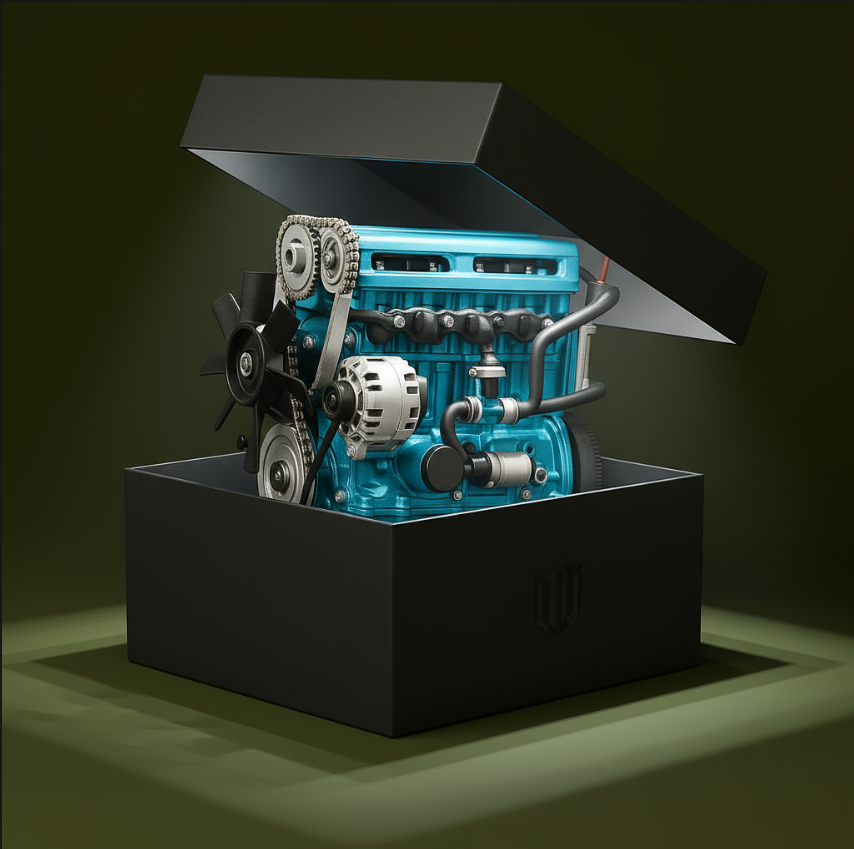 Teching Turbo-4 - Build Your Own Engine Kit