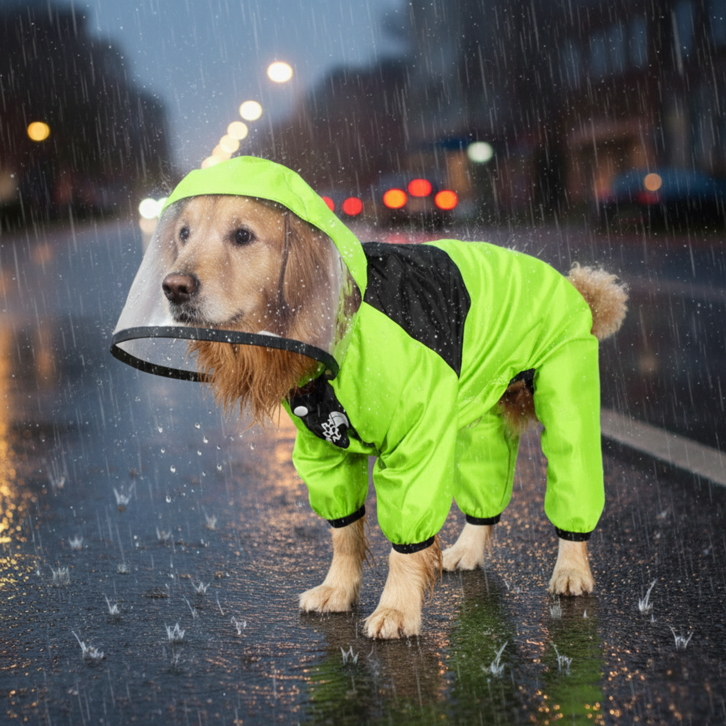 The Dog Face- Dog Raincoat