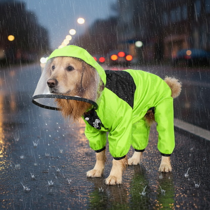 The Dog Face- Dog Raincoat