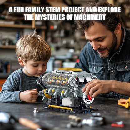 V8 Engine- Build Your own Model Kit