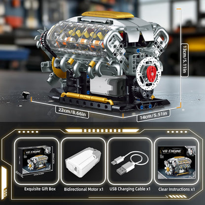 V8 Engine- Build Your own Model Kit