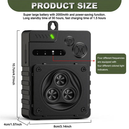 QuietPaws- Ultrasonic Dog Bark Silence Device - Allmarrtt