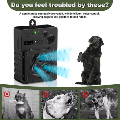 QuietPaws- Ultrasonic Dog Bark Silence Device - Allmarrtt