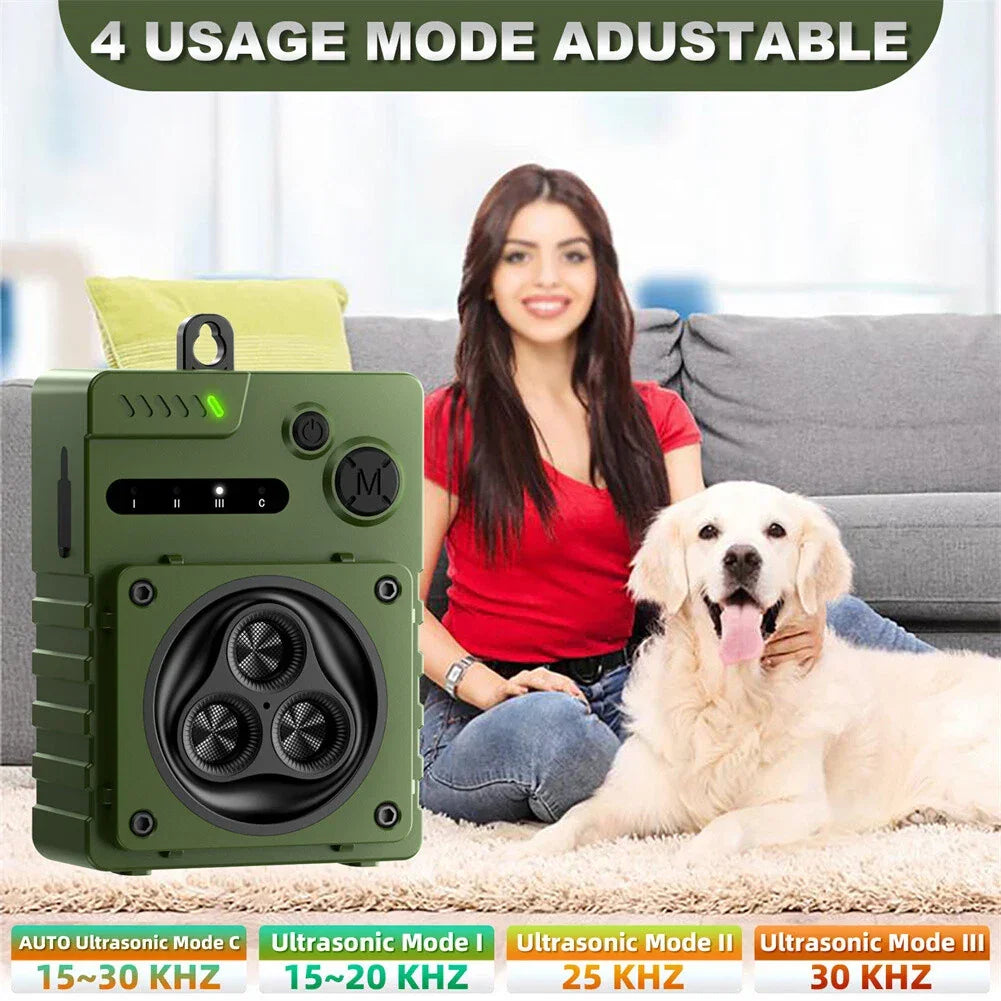 QuietPaws- Ultrasonic Dog Bark Silence Device - Allmarrtt