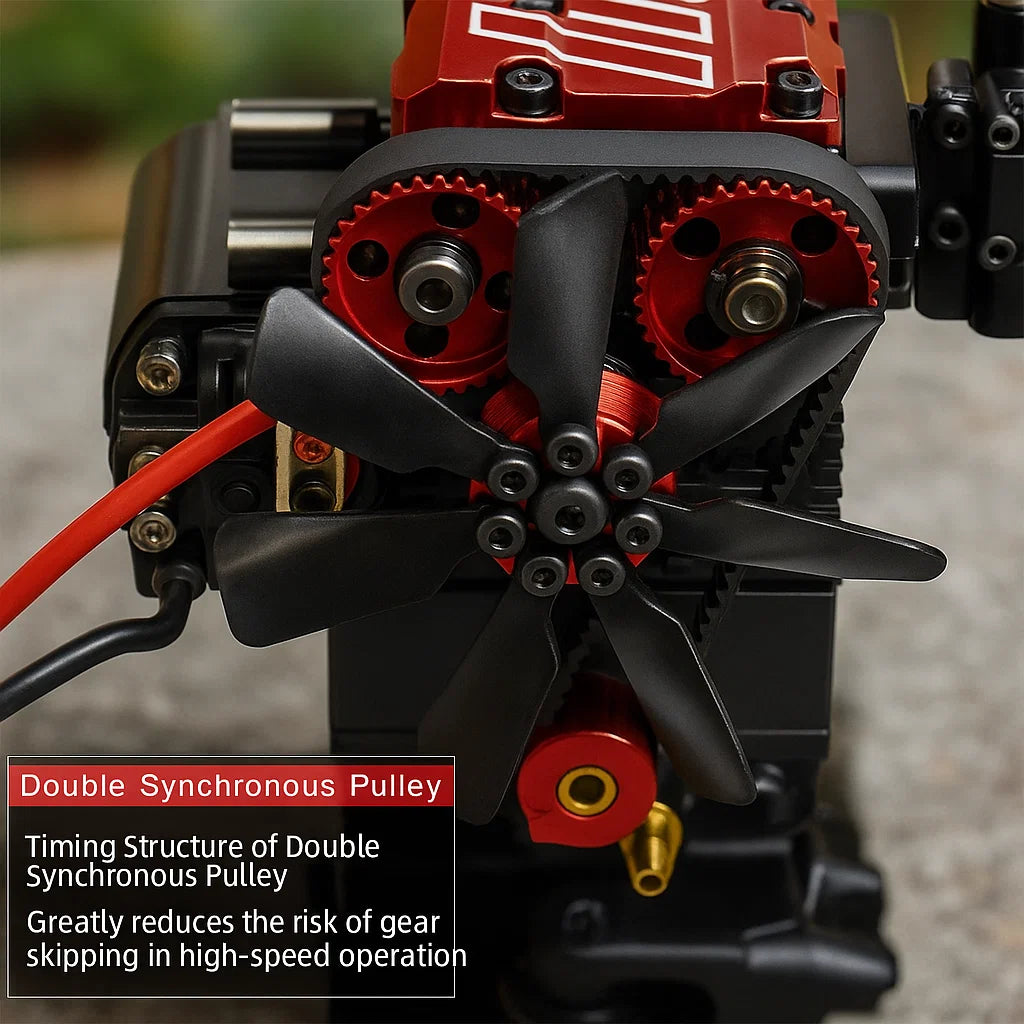 TOYAN Twin-7 - Build Your Own Engine Kit