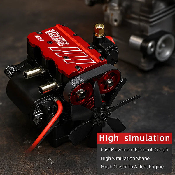 TOYAN Twin-7 - Build Your Own Engine Kit